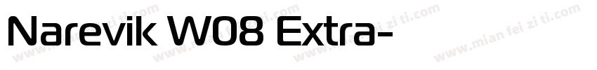 Narevik W08 Extra字体转换